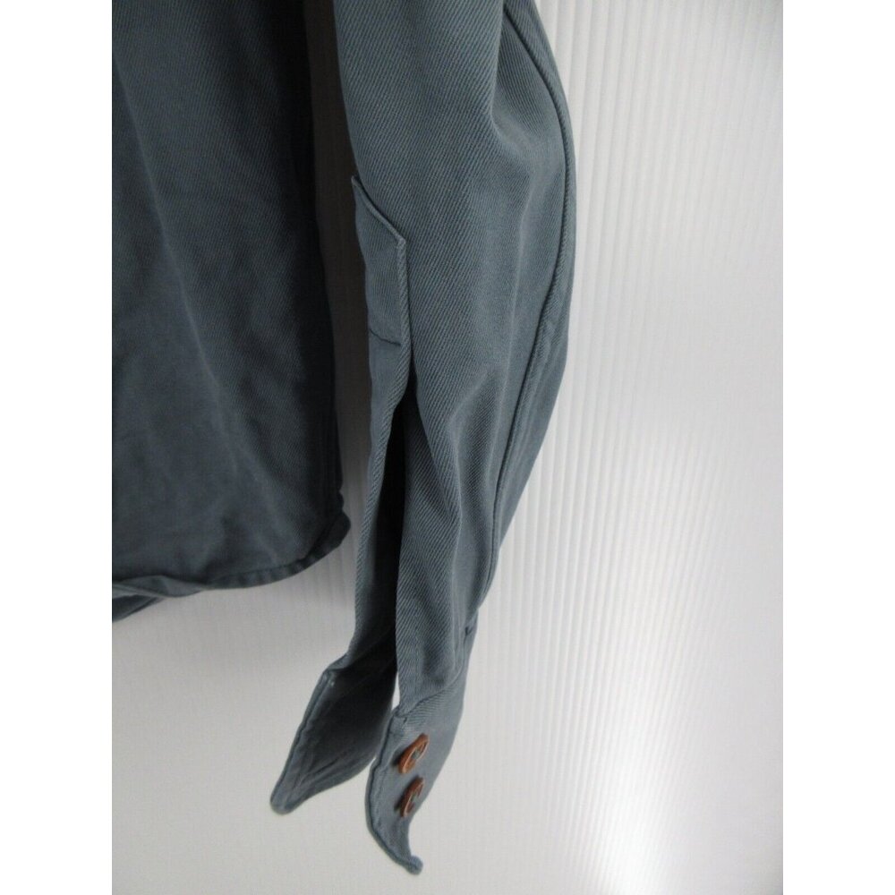 Indigofera Shirt Small Button Down Shacket Field … - image 3
